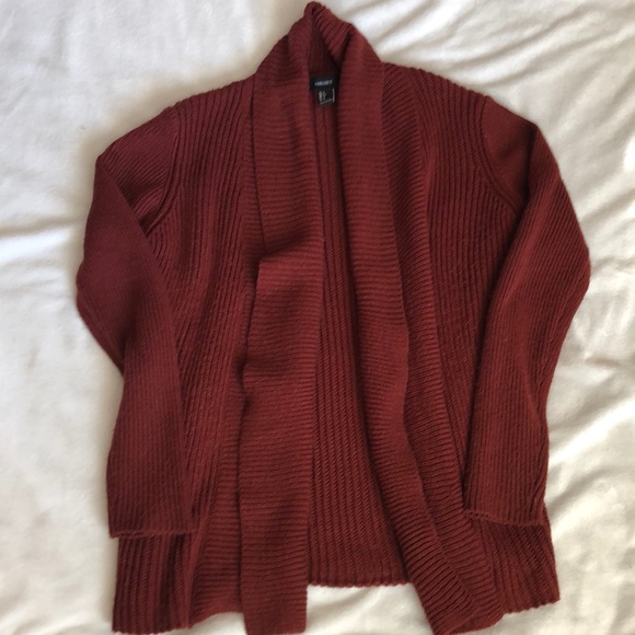 Forever 21 Jackets & Blazers - • Forever 21 Open Knit Cardigan •